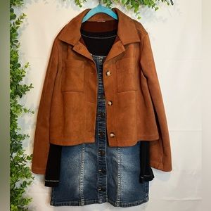 Girls 7-8 full Jean dress outfit bundle